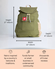 Myanmar Backpack Tote