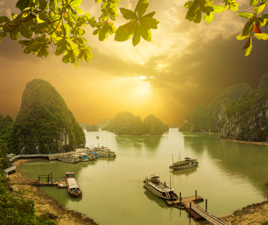 Where Emerald Seas Meet Sky-High Cliffs Ha Long Bay, Vietnam