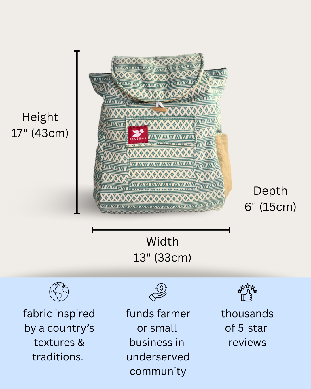 Turkey Backpack Tote